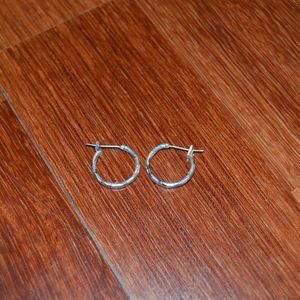Silver Hoop Earrings